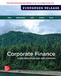Ross, Corporate Finance: Core Principles and Applications: 2026 Release