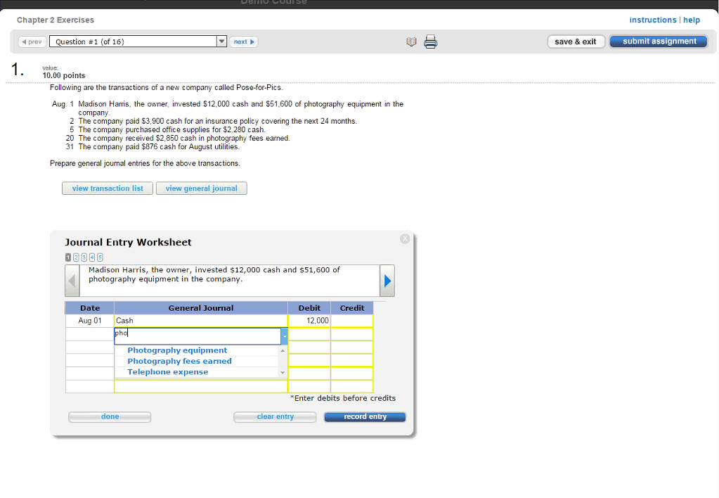 algorithmic question example